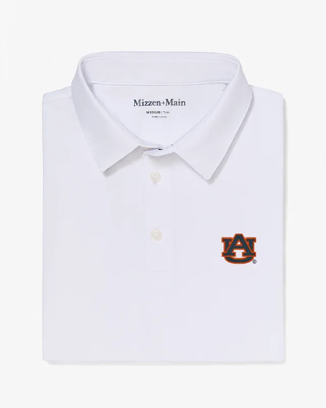 Men's color - block polo shirts with a bold fashion statementWhite Solid
