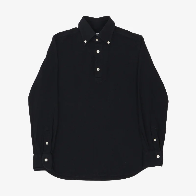 Men's luxury cashmere blend polo shirts in solid colorsThe Friday Polo