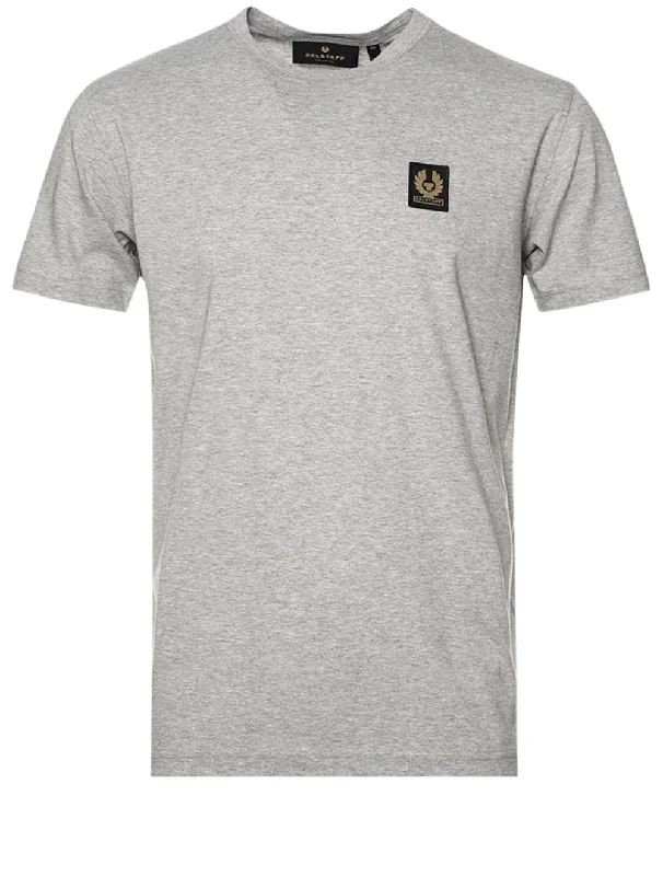 Men's long - sleeve henley t - shirts with button - down placketsCotton T-Shirt Dark Ink Grey Melange Men's long - sleeve henley t - shirts with button - down placketsCotton T-Shirt Dark Ink Grey Melange