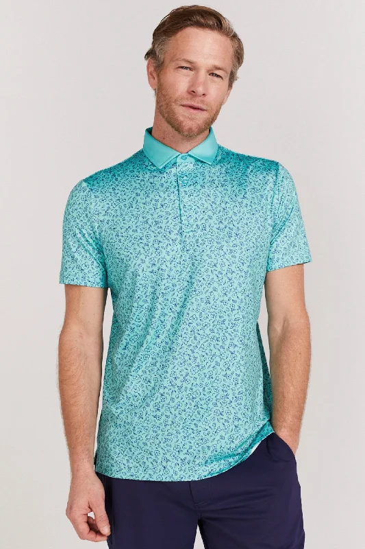 Men's reversible polo shirts with two different looksBendall Polo in Pool