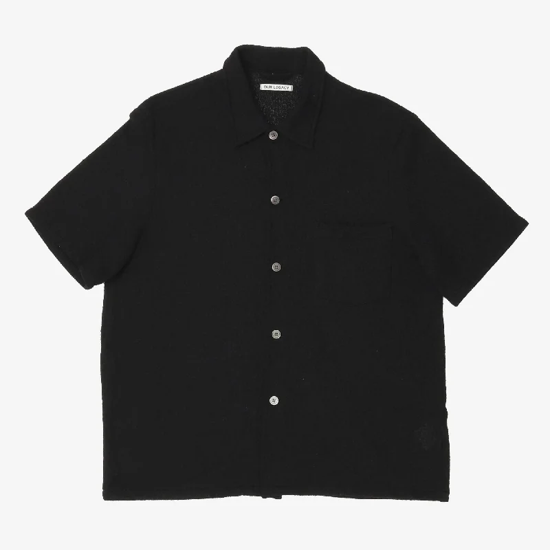 Men's ribbed cuffs and hem polo shirts for a textured lookBox Shirt SS