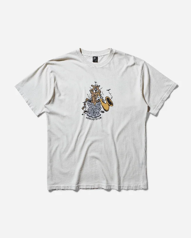 Men's slim - fit graphic t - shirts with vintage rock band printsMen's Trash Cat T-Shirt Natural Men's slim - fit graphic t - shirts with vintage rock band printsMen's Trash Cat T-Shirt Natural
