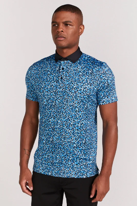 Men's reversible polo shirts with two different looksBrewer Polo in Malibu Blue
