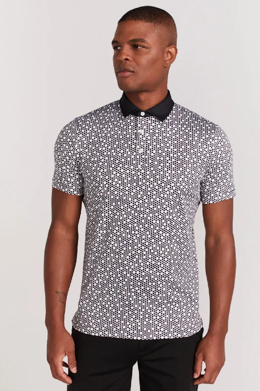Men's reversible polo shirts with two different looksClyde Polo in Tuxedo