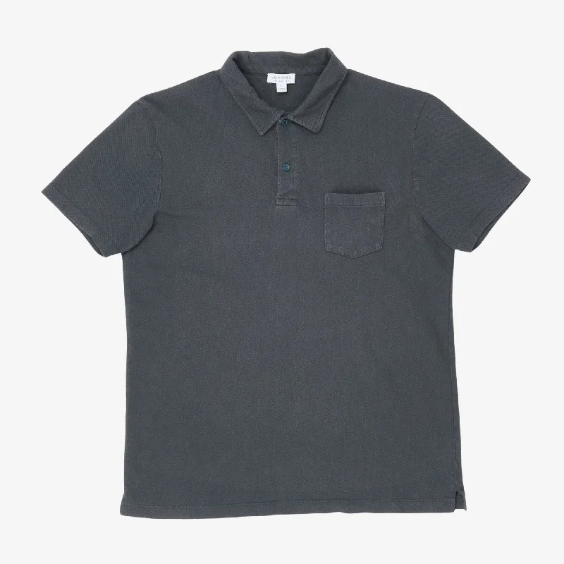 Men's breathable cotton blend polo shirts for summer outingsPolo Shirt