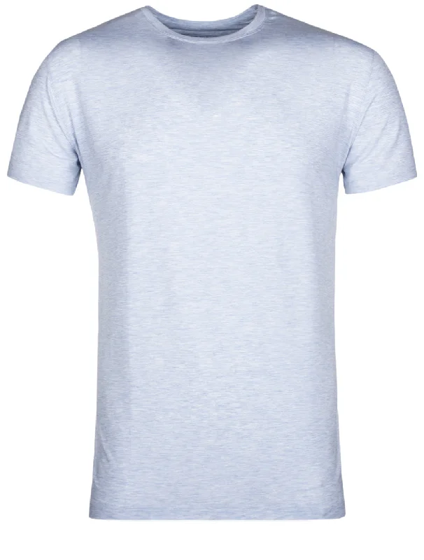 Men's long - sleeve henley t - shirts with button - down placketsBasel Roundneck T-shirt Blue Men's long - sleeve henley t - shirts with button - down placketsBasel Roundneck T-shirt Blue