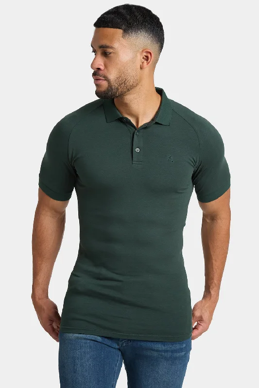 Men's formal - style silk blend polo shirts for special occasionsMuscle Fit Polo Shirt in Forest Men's formal - style silk blend polo shirts for special occasionsMuscle Fit Polo Shirt in Forest