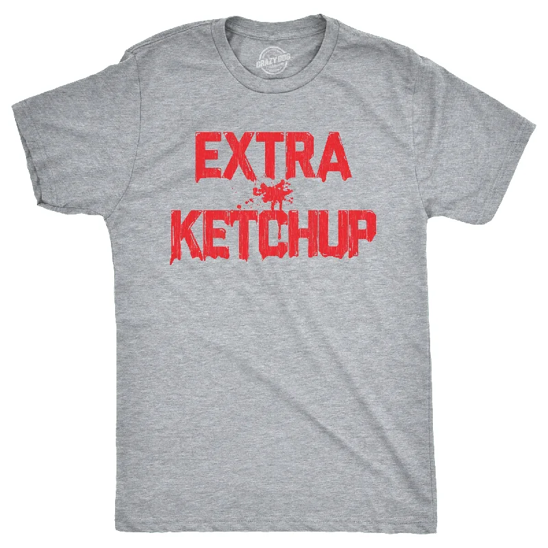 Men's eco - friendly recycled t - shirts for sustainable fashion choicesExtra Ketchup Men's T Shirt Men's eco - friendly recycled t - shirts for sustainable fashion choicesExtra Ketchup Men's T Shirt
