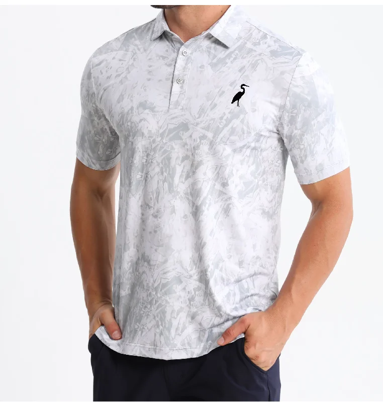 Men's vintage - inspired retro polo shirts with unique patternsFlight Polo