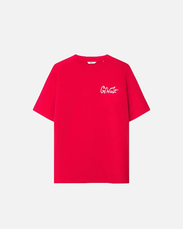Men's moisture - wicking athletic t - shirts for intense workoutsGo West Tee