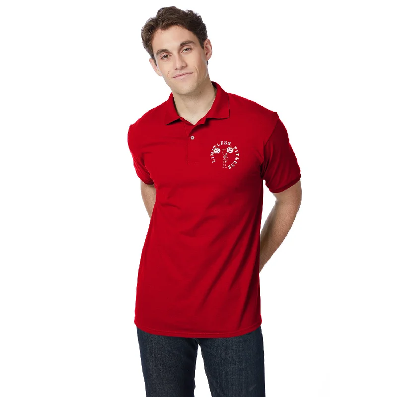 Men's lightweight performance polo shirts for tennis matchesHanes Adult ComfortBlend EcoSmart Jersey Polo, Full Color Men's lightweight performance polo shirts for tennis matchesHanes Adult ComfortBlend EcoSmart Jersey Polo, Full Color
