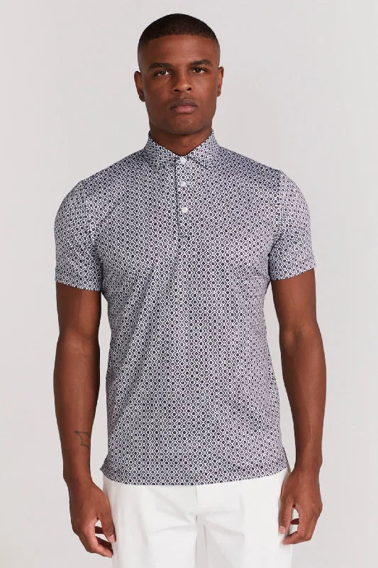 Men's luxury cashmere blend polo shirts in solid colorsHarrow Polo in Tuxedo