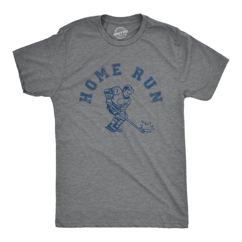 Men's lightweight performance t - shirts for running marathonsHome Run Hockey Men's T Shirt Men's lightweight performance t - shirts for running marathonsHome Run Hockey Men's T Shirt