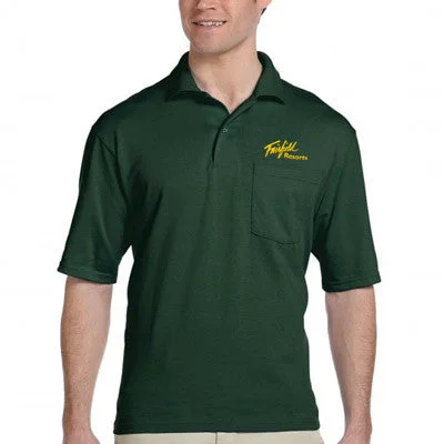 Men's plus size golf polo shirts in moisture wicking fabricJerzees 5.6oz, Pocket Sport Shirt with SpotShield Men's plus size golf polo shirts in moisture wicking fabricJerzees 5.6oz, Pocket Sport Shirt with SpotShield