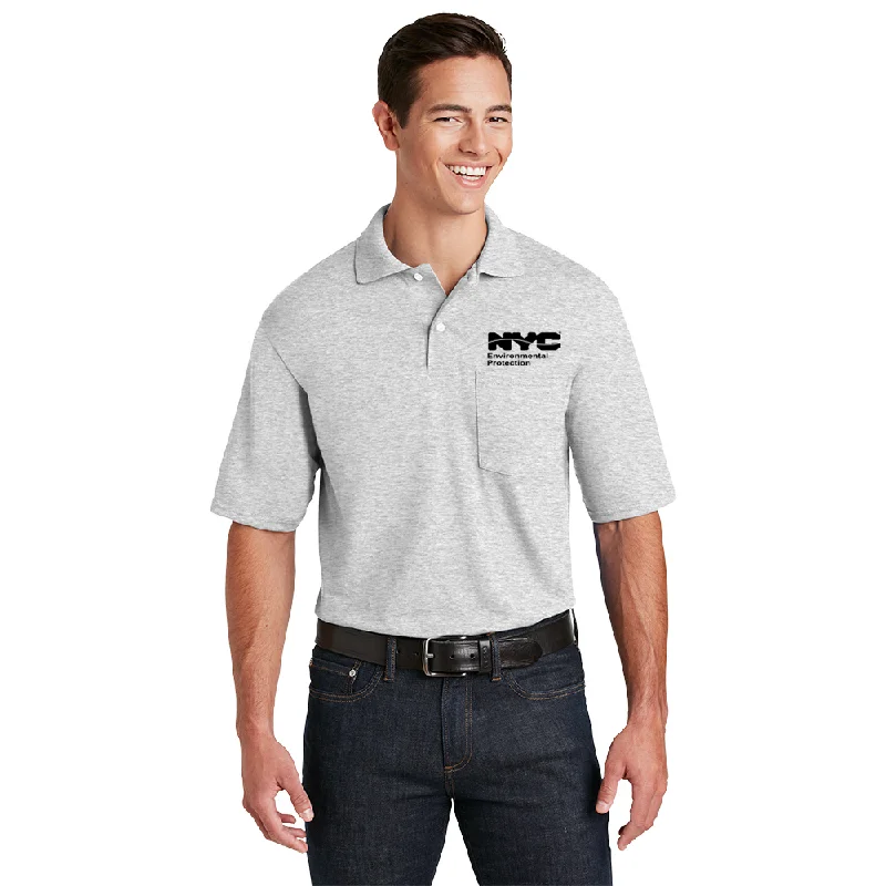 Men's jacquard woven polo shirts with intricate designsJerzees Adult Jersey Pocket Polo With Spotshield, Full Color Men's jacquard woven polo shirts with intricate designsJerzees Adult Jersey Pocket Polo With Spotshield, Full Color