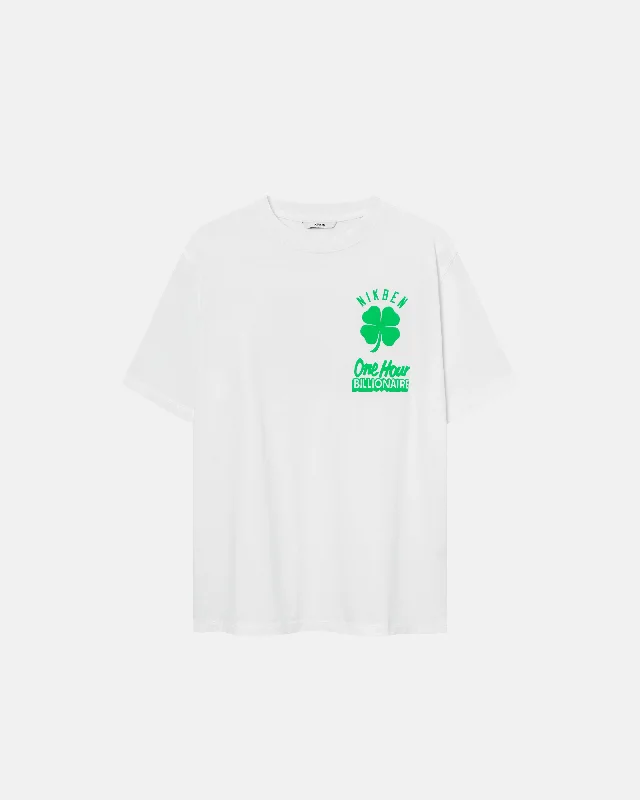 Men's short - sleeve linen t - shirts for summer beach outingsJust Got Lucky