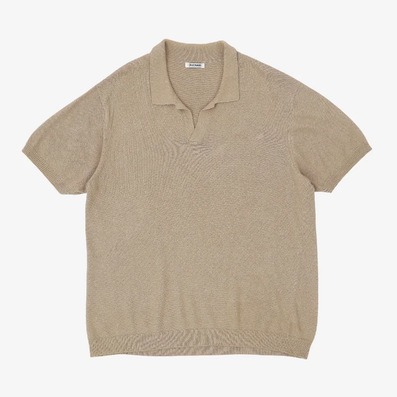 Men's color - block polo shirts with a bold fashion statementKnitted Polo SS