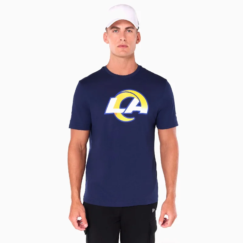 Men's organic cotton crew - neck t - shirts for everyday comfortLA Rams NFL Navy T-Shirt Men's organic cotton crew - neck t - shirts for everyday comfortLA Rams NFL Navy T-Shirt