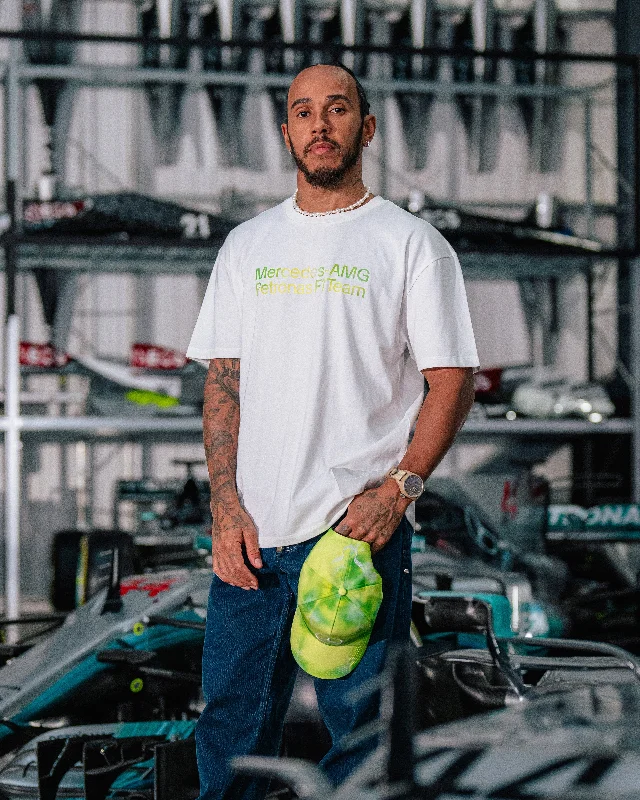 Men's UV - protected polo shirts for outdoor gardeningLewis Hamilton Special Edition Brazil Tee White Men's UV - protected polo shirts for outdoor gardeningLewis Hamilton Special Edition Brazil Tee White