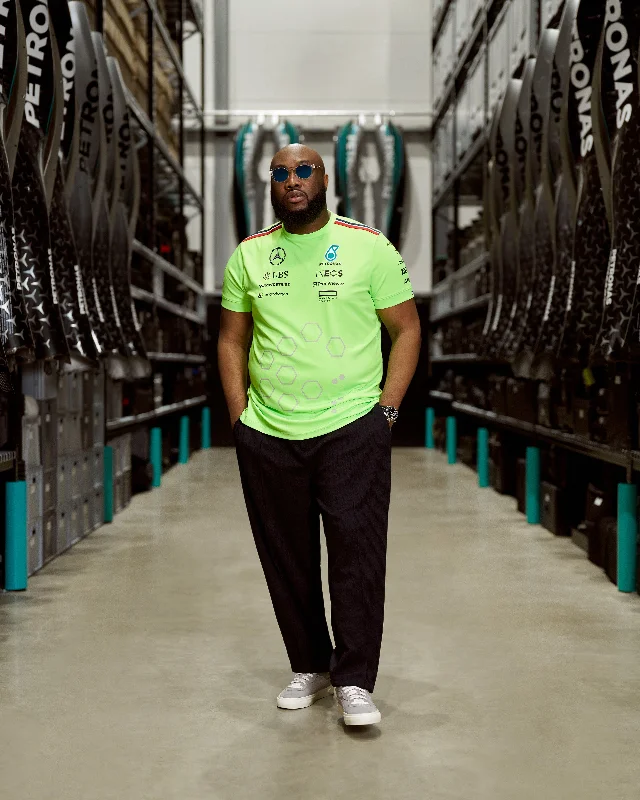Men's two - tone stripe polo shirts with a preppy styleMens 2024 Team Set Up Tee Volt Green Men's two - tone stripe polo shirts with a preppy styleMens 2024 Team Set Up Tee Volt Green