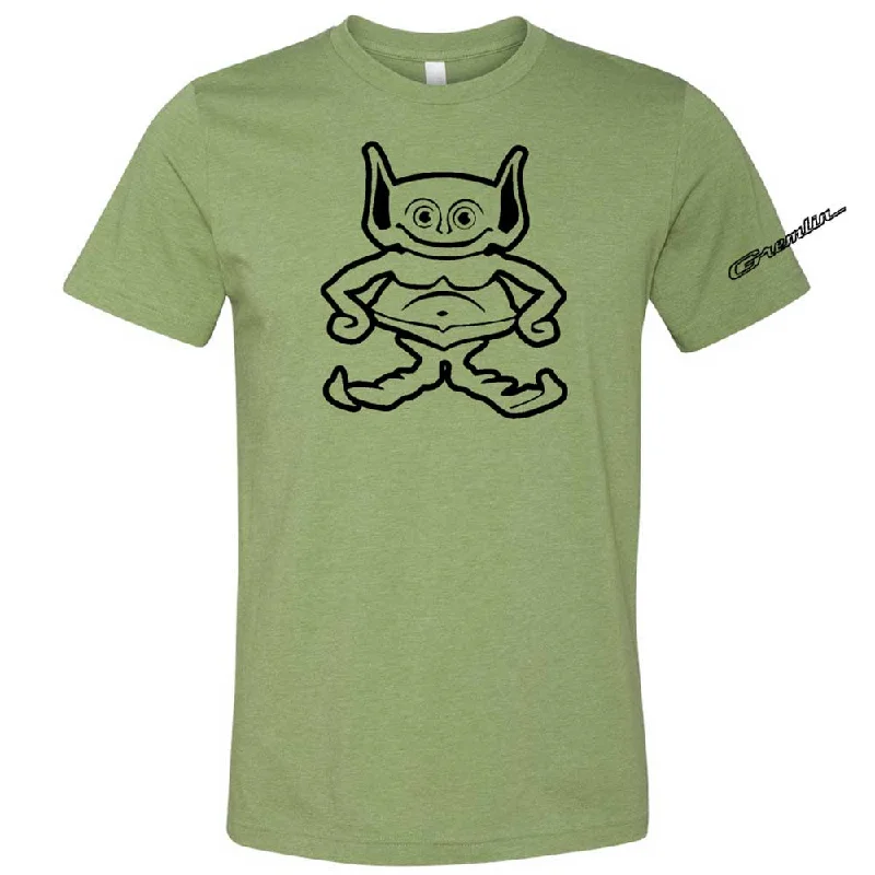 Men's printed Hawaiian t - shirts for tropical vacationsMens AMC Gremlin T-shirt (Heather Green) Men's printed Hawaiian t - shirts for tropical vacationsMens AMC Gremlin T-shirt (Heather Green)
