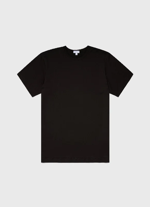 Men's smart - casual checkered t - shirts for semi - formal occasionsMen's Classic T-shirt in Coffee