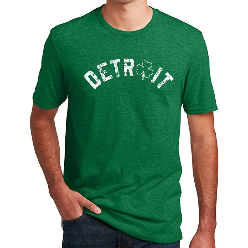 Men's moisture - wicking athletic t - shirts for intense workoutsMens Detroit Bend St. Patrick's Day T-shirt (Heather Kelly Green) Men's moisture - wicking athletic t - shirts for intense workoutsMens Detroit Bend St. Patrick's Day T-shirt (Heather Kelly Green)