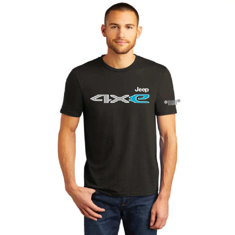 Men's smart - casual checkered t - shirts for semi - formal occasionsMens Jeep® 4xE T-Shirt - Black Tri-blend