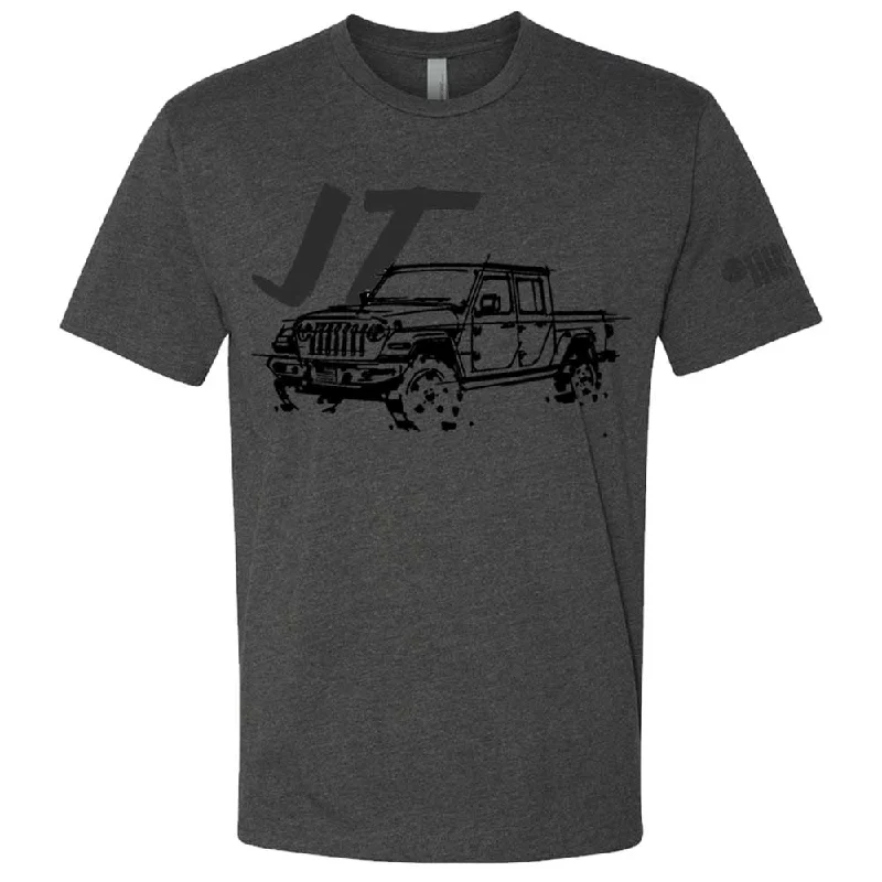 Men's slim - fit graphic t - shirts with vintage rock band printsMens Jeep® JT Gladiator - LDD Series - Triblend Charcoal T-Shirt Men's slim - fit graphic t - shirts with vintage rock band printsMens Jeep® JT Gladiator - LDD Series - Triblend Charcoal T-Shirt