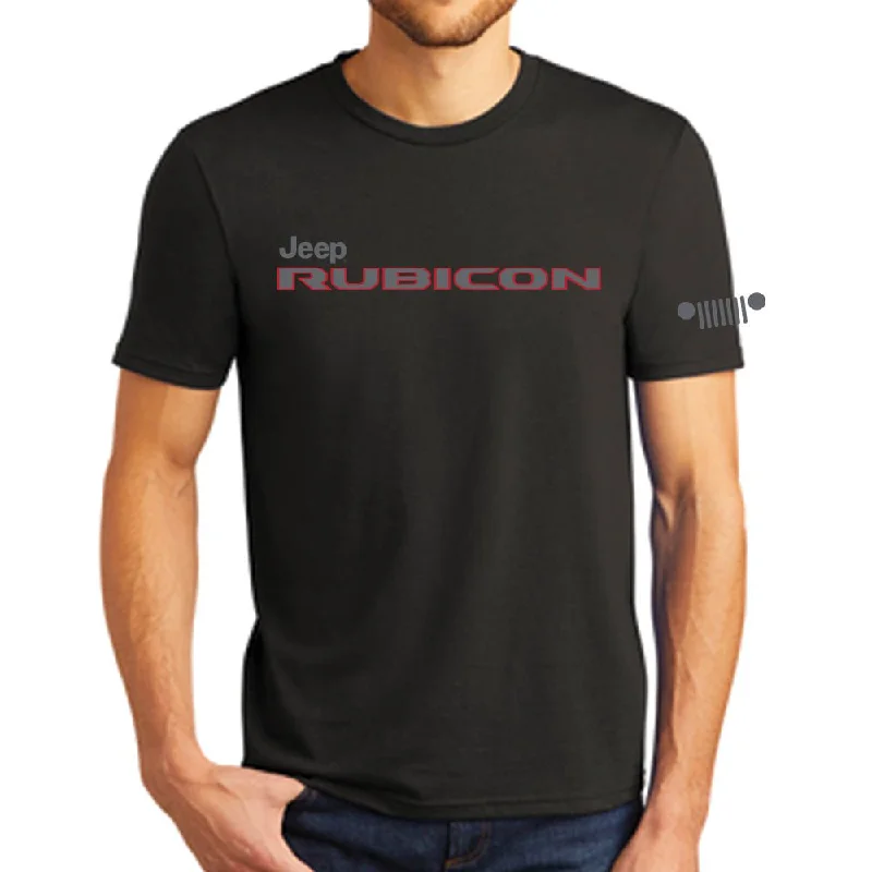 Men's UV - protection t - shirts for outdoor activities in the sunMens Jeep® Rubicon T-Shirt - Heather Black Triblend Men's UV - protection t - shirts for outdoor activities in the sunMens Jeep® Rubicon T-Shirt - Heather Black Triblend