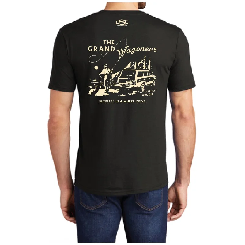 Men's long - sleeve henley t - shirts with button - down placketsMens Jeep® Vintage Wagoneer - Black Men's long - sleeve henley t - shirts with button - down placketsMens Jeep® Vintage Wagoneer - Black