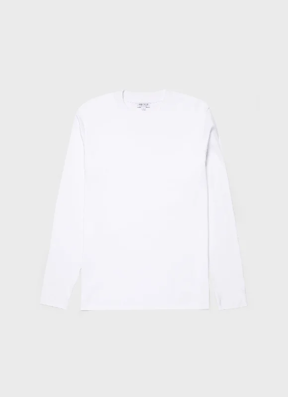 Men's plus - size pocket t - shirts with a classic lookMen's Long Sleeve Heavyweight T-shirt in White Men's plus - size pocket t - shirts with a classic lookMen's Long Sleeve Heavyweight T-shirt in White
