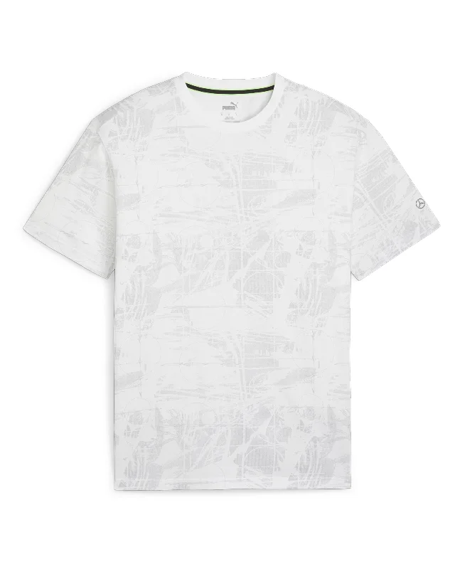 Men's long sleeve classic fit polo shirts with embroidered logosMens Puma Statement AOP Tee White Men's long sleeve classic fit polo shirts with embroidered logosMens Puma Statement AOP Tee White