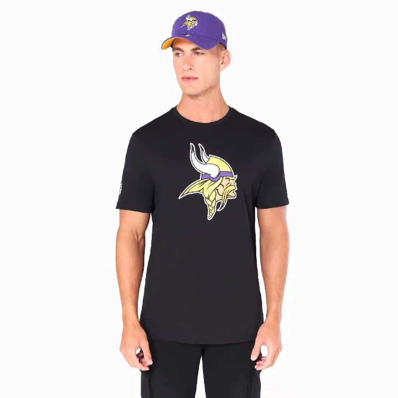 Men's UV - protection t - shirts for outdoor activities in the sunMinnesota Vikings NFL Black T-Shirt Men's UV - protection t - shirts for outdoor activities in the sunMinnesota Vikings NFL Black T-Shirt