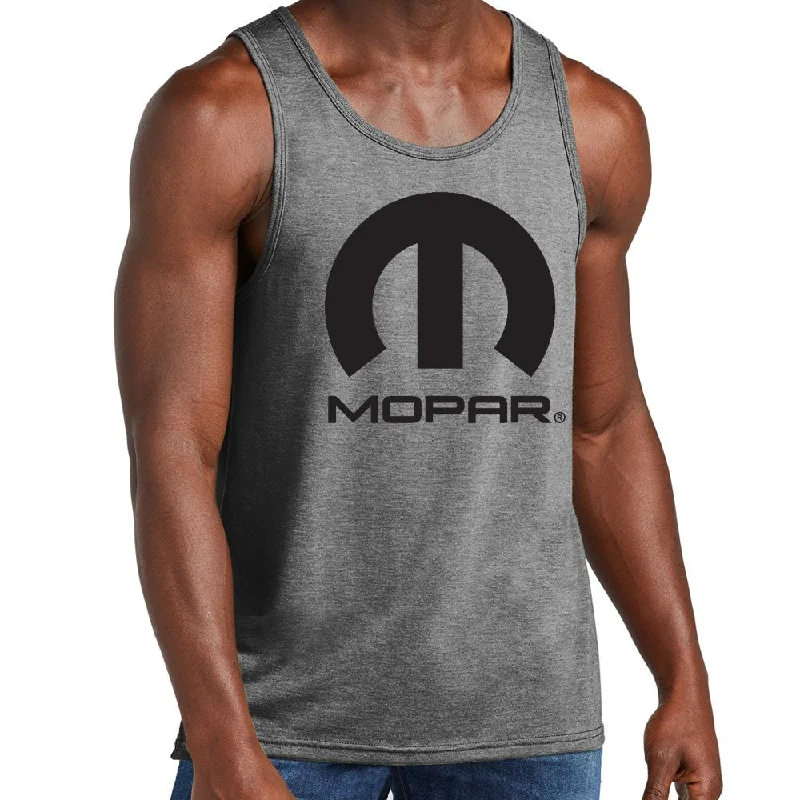 Men's lightweight performance t - shirts for running marathonsMopar Tank Top - Grey Triblend Men's lightweight performance t - shirts for running marathonsMopar Tank Top - Grey Triblend