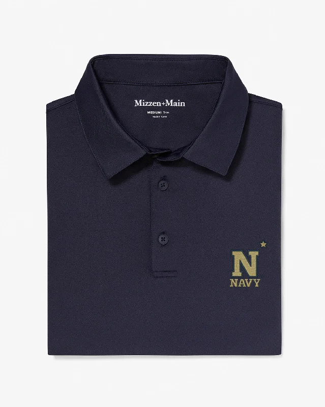 Men's budget - friendly basic polo shirts in multiple colorsNavy Solid