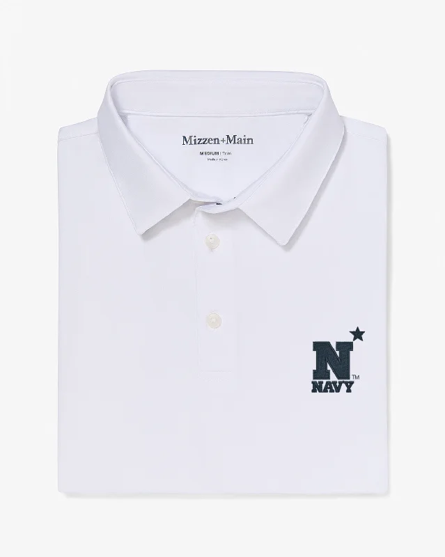 Men's reversible polo shirts with two different looksWhite Solid
