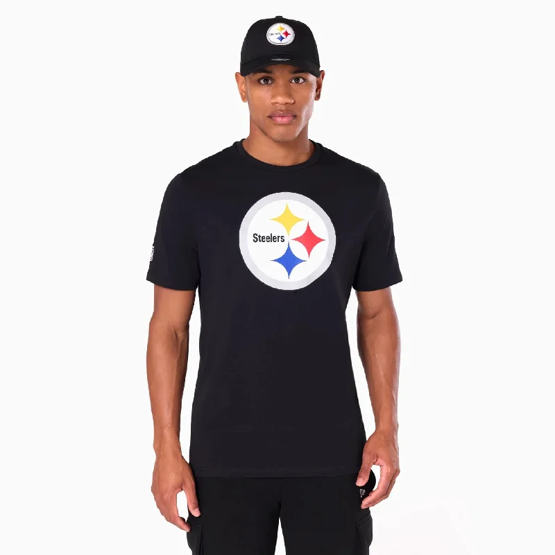 Men's eco - friendly recycled t - shirts for sustainable fashion choicesPittsburgh Steelers NFL Black T-Shirt Men's eco - friendly recycled t - shirts for sustainable fashion choicesPittsburgh Steelers NFL Black T-Shirt