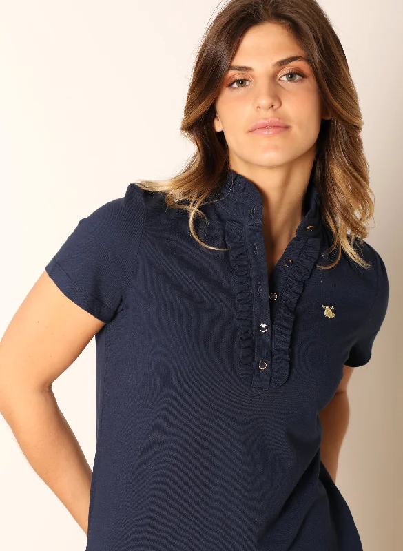 Men's budget - friendly basic polo shirts in multiple colorsPolo Azul Marino Volantes Mujer Men's budget - friendly basic polo shirts in multiple colorsPolo Azul Marino Volantes Mujer