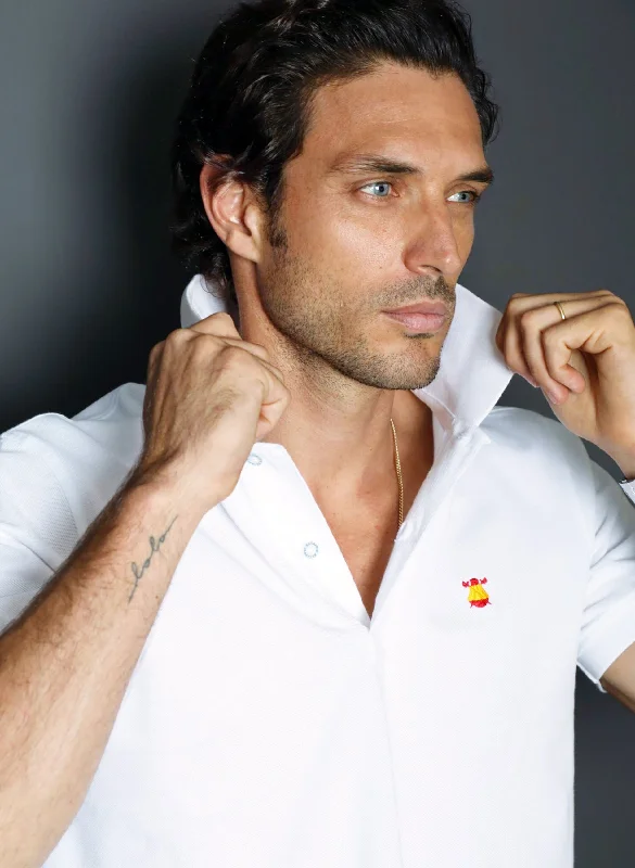 Men's quick - dry polo shirts for water sports activitiesPolo Blanco Capote España