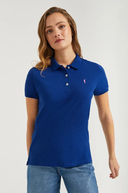 Men's lightweight performance polo shirts for tennis matchesPolo de manga corta piqué azul royal con logo Rigby Go Men's lightweight performance polo shirts for tennis matchesPolo de manga corta piqué azul royal con logo Rigby Go