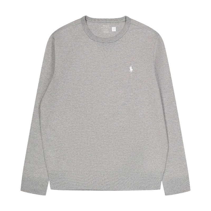 Men's stretchable athletic polo shirts for fitness workoutsMarled Double-Knit Sweatshirt Steel Heather Men's stretchable athletic polo shirts for fitness workoutsMarled Double-Knit Sweatshirt Steel Heather