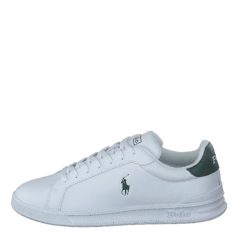 Men's color - block polo shirts with a bold fashion statementHeritage Court II Leather Sneaker White / College Green PP