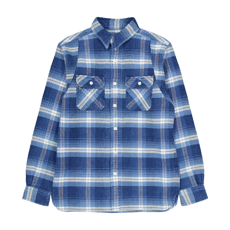 Men's budget - friendly basic polo shirts in multiple colorsClassic Fit Plaid Flannel Workshirt Blue / Cream Multi Men's budget - friendly basic polo shirts in multiple colorsClassic Fit Plaid Flannel Workshirt Blue / Cream Multi