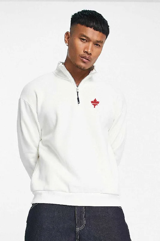 Men's antimicrobial polo shirts for odor - free daily wearPolo Republica Men's Maple Leaf Embroidered Quarter Zipper Sweat Shirt Men's antimicrobial polo shirts for odor - free daily wearPolo Republica Men's Maple Leaf Embroidered Quarter Zipper Sweat Shirt