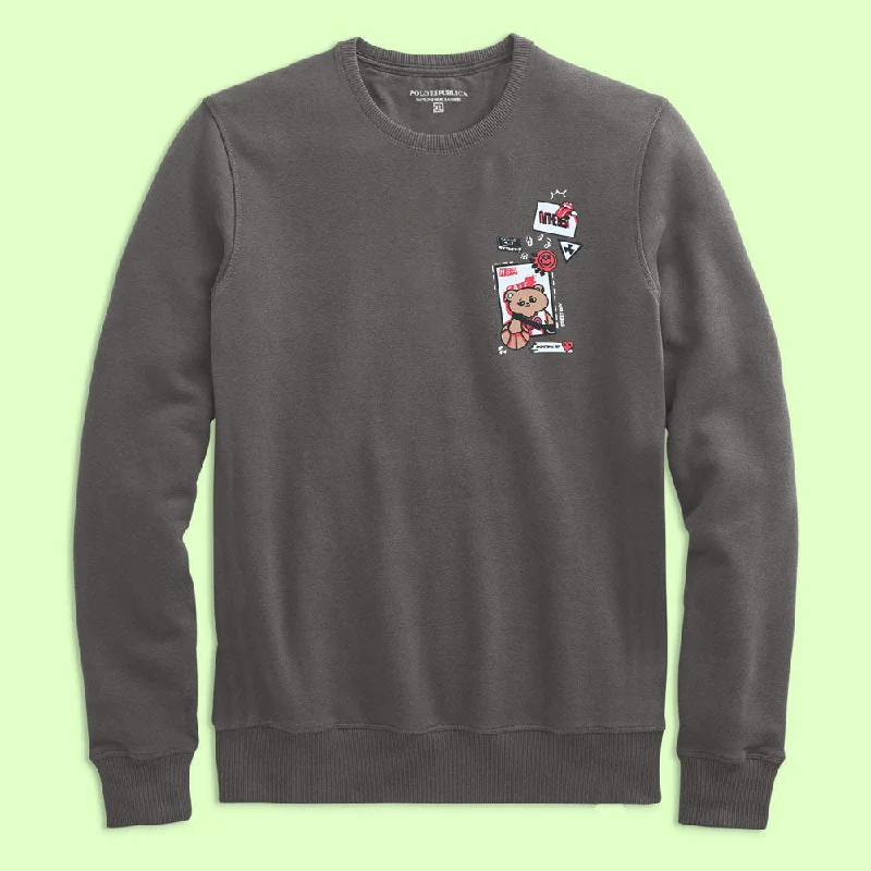 Men's antimicrobial polo shirts for odor - free daily wearPolo Republica Men's NBA Bear Printed Long Sleeve Sweat Shirt Men's antimicrobial polo shirts for odor - free daily wearPolo Republica Men's NBA Bear Printed Long Sleeve Sweat Shirt