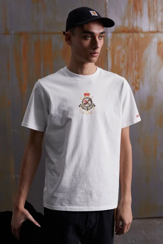 Men's quick - dry polo shirts for water sports activitiesPolo Republica Men's Polo And Crest Embroidered Crew Neck Tee Shirt Men's quick - dry polo shirts for water sports activitiesPolo Republica Men's Polo And Crest Embroidered Crew Neck Tee Shirt