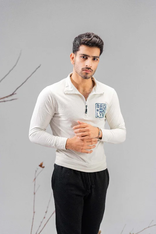 Men's vintage - inspired retro polo shirts with unique patternsPolo Republica Men's Quarter Zipper Brooklyn NYC Embroidered Terry Sweat Shirt Men's vintage - inspired retro polo shirts with unique patternsPolo Republica Men's Quarter Zipper Brooklyn NYC Embroidered Terry Sweat Shirt