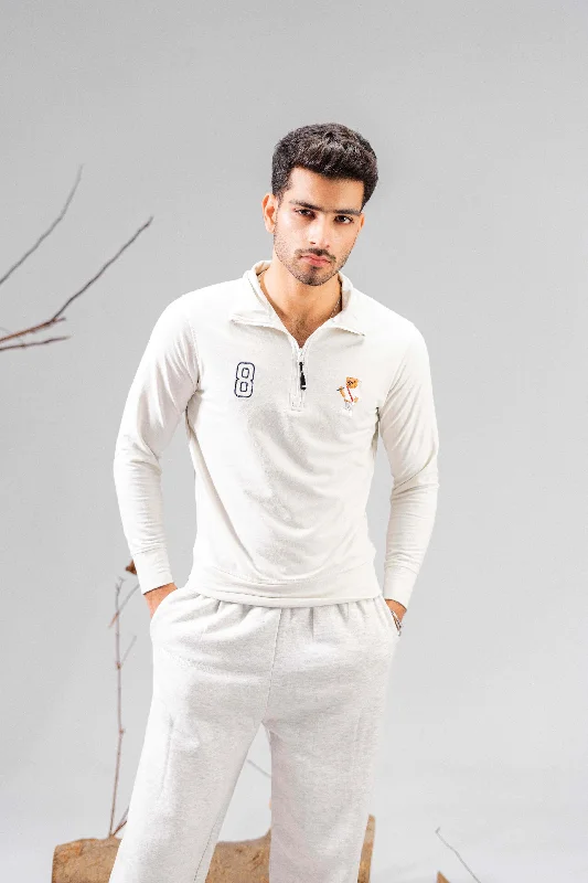 Men's vintage - inspired retro polo shirts with unique patternsPolo Republica Men's Quarter Zipper Polo Bear & 8 Embroidered Terry Sweat Shirt Men's vintage - inspired retro polo shirts with unique patternsPolo Republica Men's Quarter Zipper Polo Bear & 8 Embroidered Terry Sweat Shirt