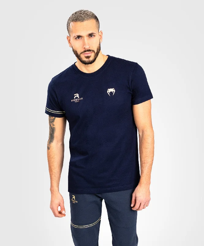 Men's smart - casual checkered t - shirts for semi - formal occasionsRAJADAMNERN x VENUM T-Shirt - Navy Blue Men's smart - casual checkered t - shirts for semi - formal occasionsRAJADAMNERN x VENUM T-Shirt - Navy Blue